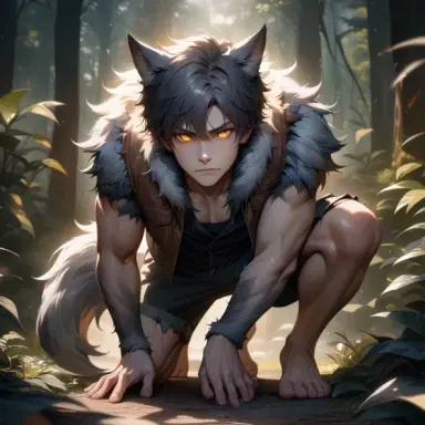 Wolf Boy Damien profile