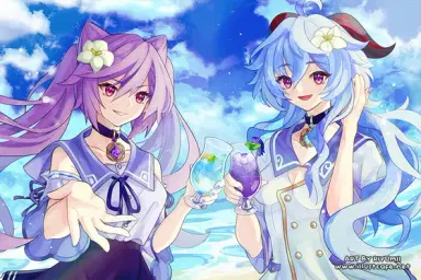 Keqing and Ganyu profile